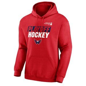 Washington Capitals Fanatics 2025 Stanley Cup Playoffs Breakout Fleece Hoodie L
